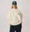 SUDADERA HERITAGE CON EFECTO USADO UNISEX BLANCO
